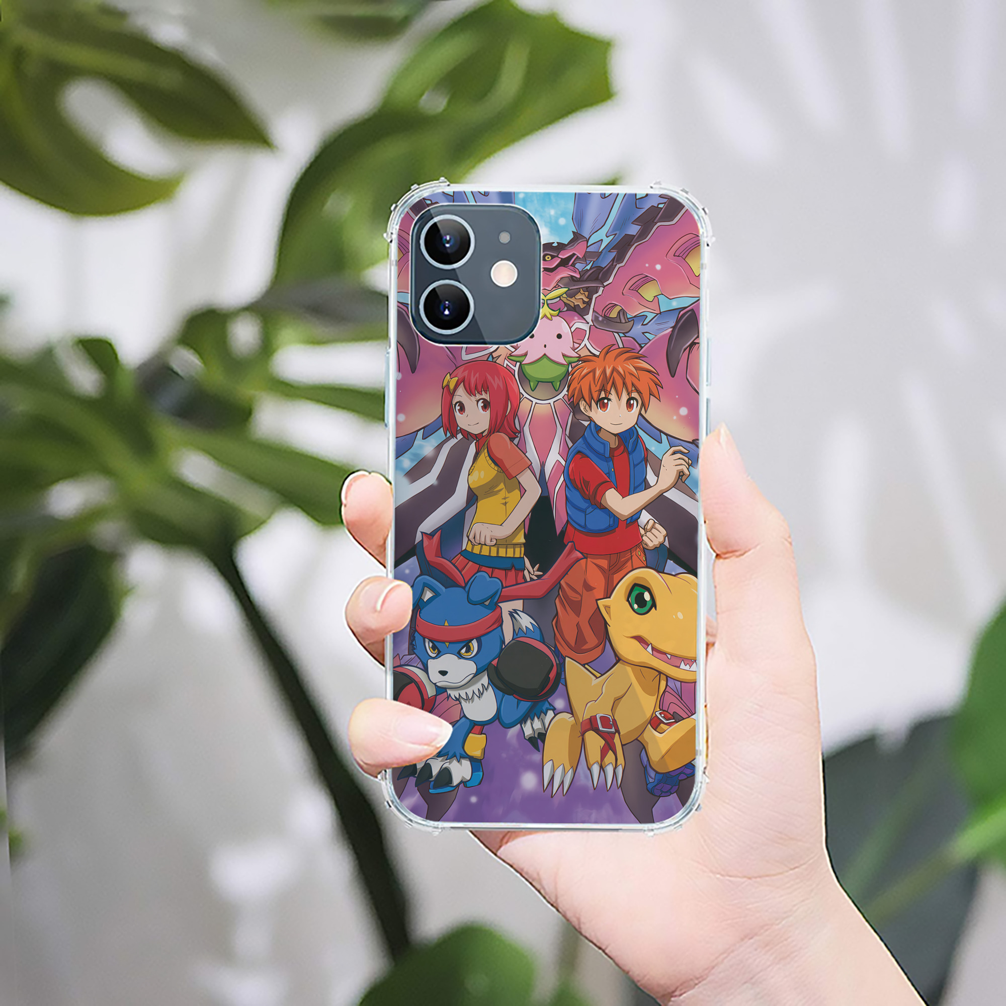 （画像用） Digimon デジタルモンスター/デジモン 【iPhone 12シリーズ対応】透明スマホケース（クリアソフトケース）